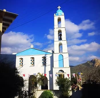 Άποψη του Ναού Αγίου Χαραλάμπους στον Ταραμπάδο